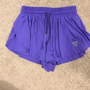 Vibrant Purple Women's Athletic Shorts